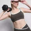 Zweilagiges Active-Crop-Top Zweilagiges Active-Crop-Top