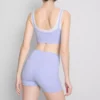 Zweilagiges Active-Crop-Top Zweilagiges Active-Crop-Top